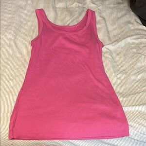 Pink Sleeveless Tank Top